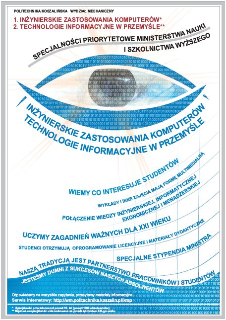 Folder informacyjny specjalności: Technologie Informacyjne w Przemyśle